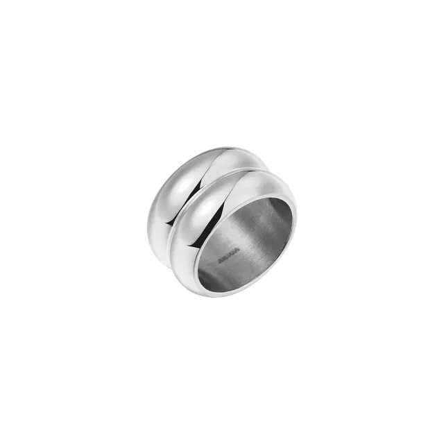 xenox-frame-duo-ring-edelstahl-silberfarben-beschichtet image 1