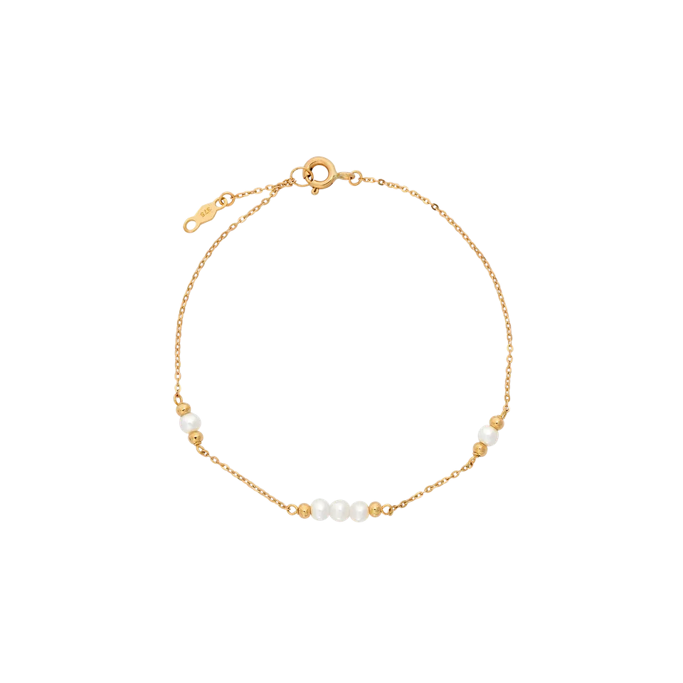 xenox-fine-pearl-armband-585-gelbgold-mit-s-wasserperlen image 1