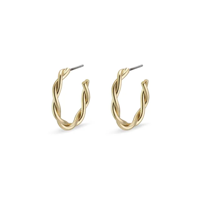 pilgrim-naja-twisted-creolen-goldplattiert image 1