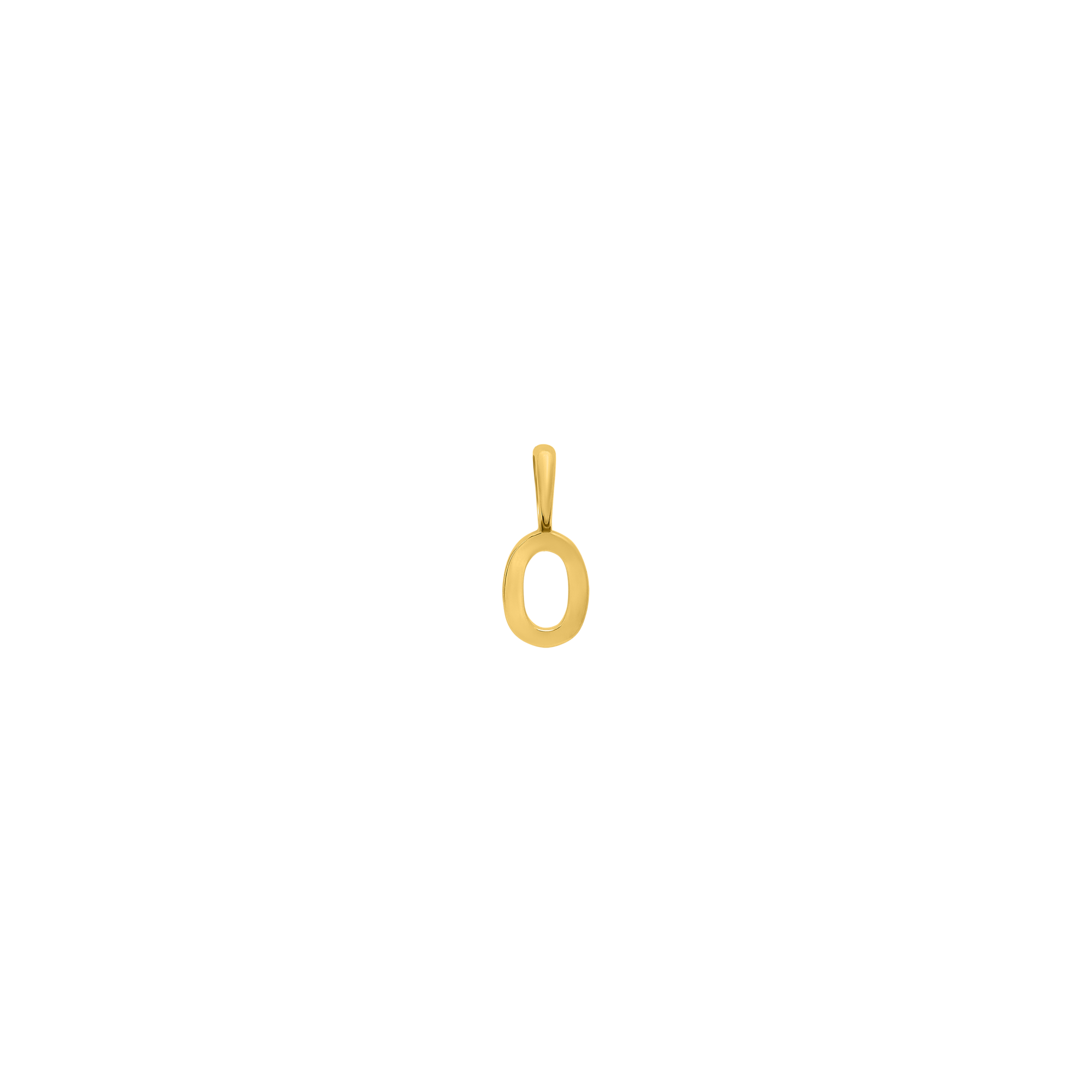 xenox-fine-o-letter-anh-nger-585-gelbgold-initial-anh-nger image 1