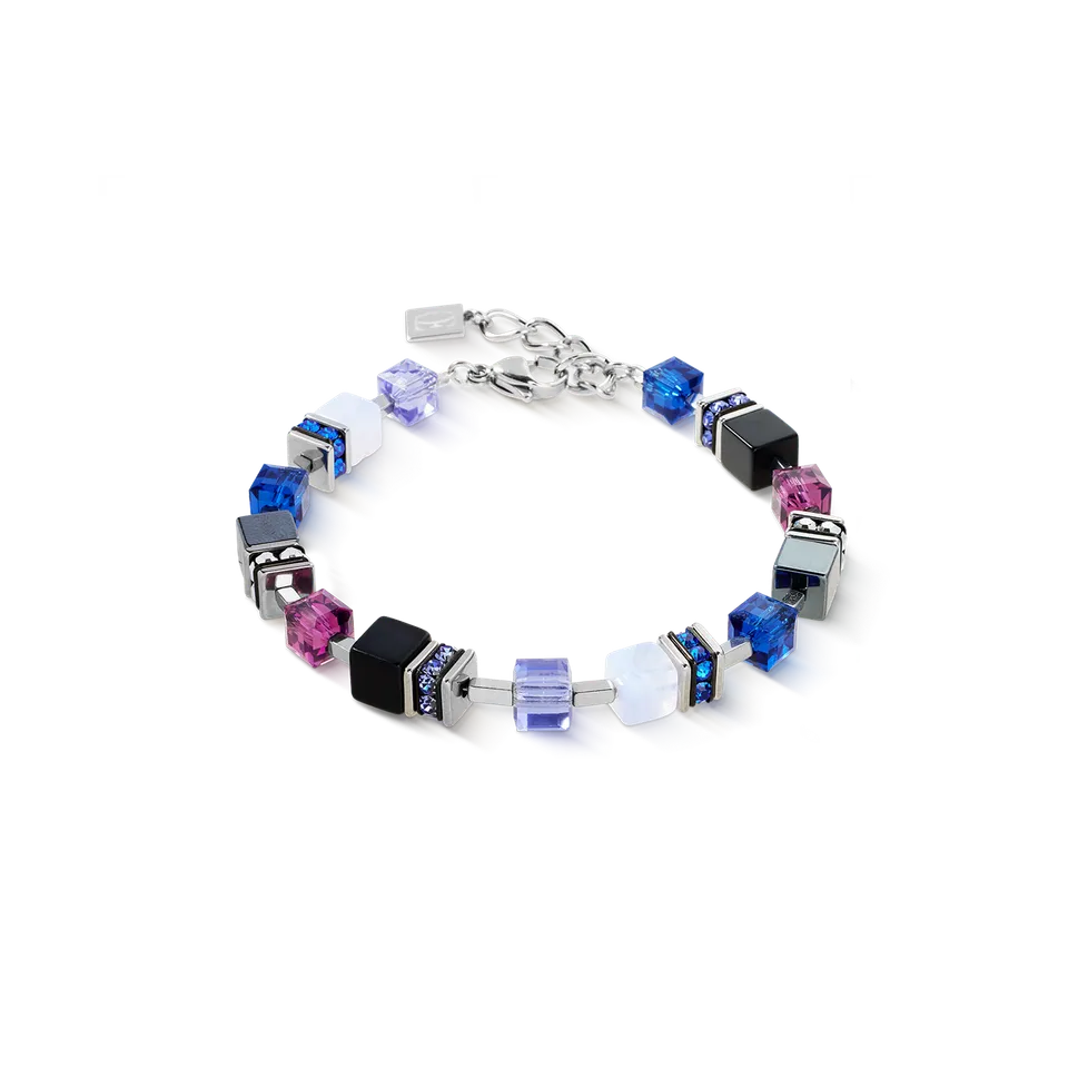 coeur-de-lion-geocube-precious-statement-armband-blue-moon-blau-lila image 1