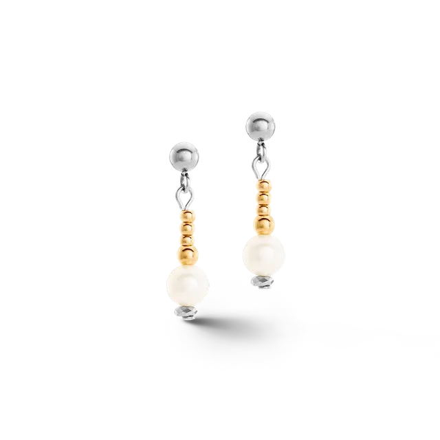 coeur-de-lion-classic-princess-ohrringe-s-wasserperlen-bicolor-gold-silber image 1