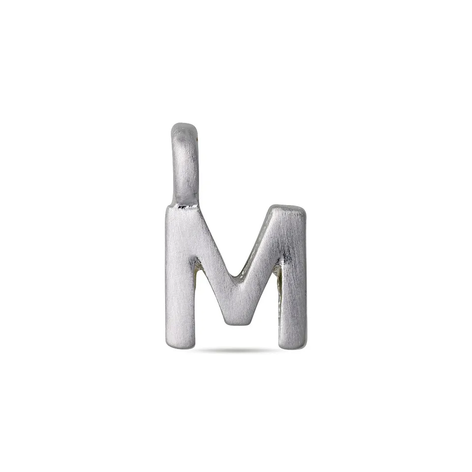pilgrim-charm-m-anh-nger-buchstabe-m-versilbert image 1
