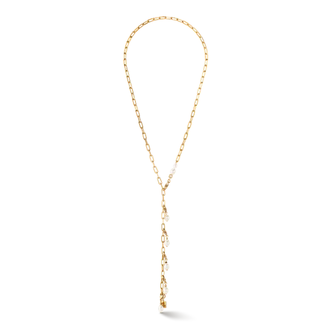 coeur-de-lion-modern-chain-halskette-mit-s-wasserperlen-charms-gold image 1