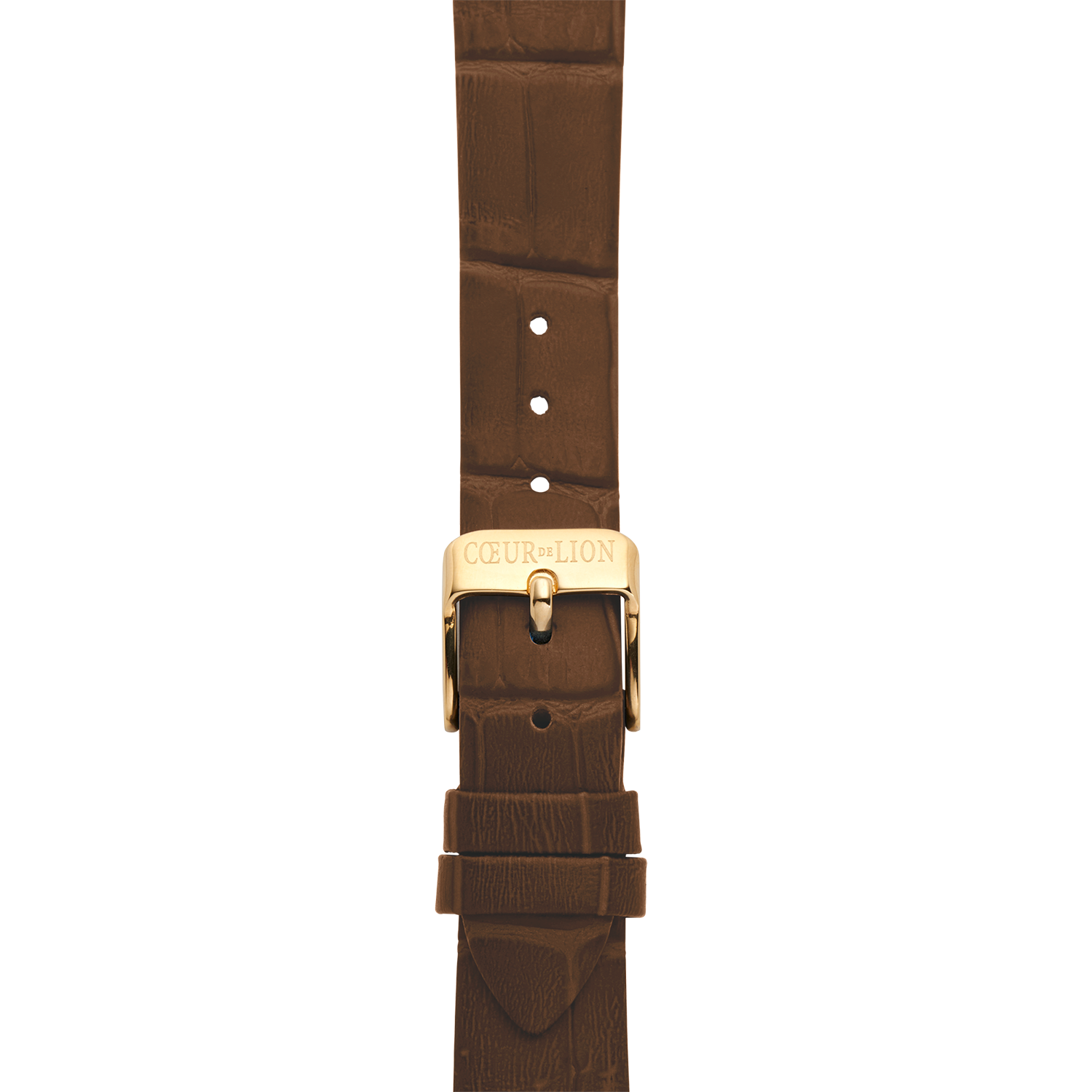 coeur-de-lion-uhr-rund-sparkling-sunray-leder-braun-gold-34-mm image 5