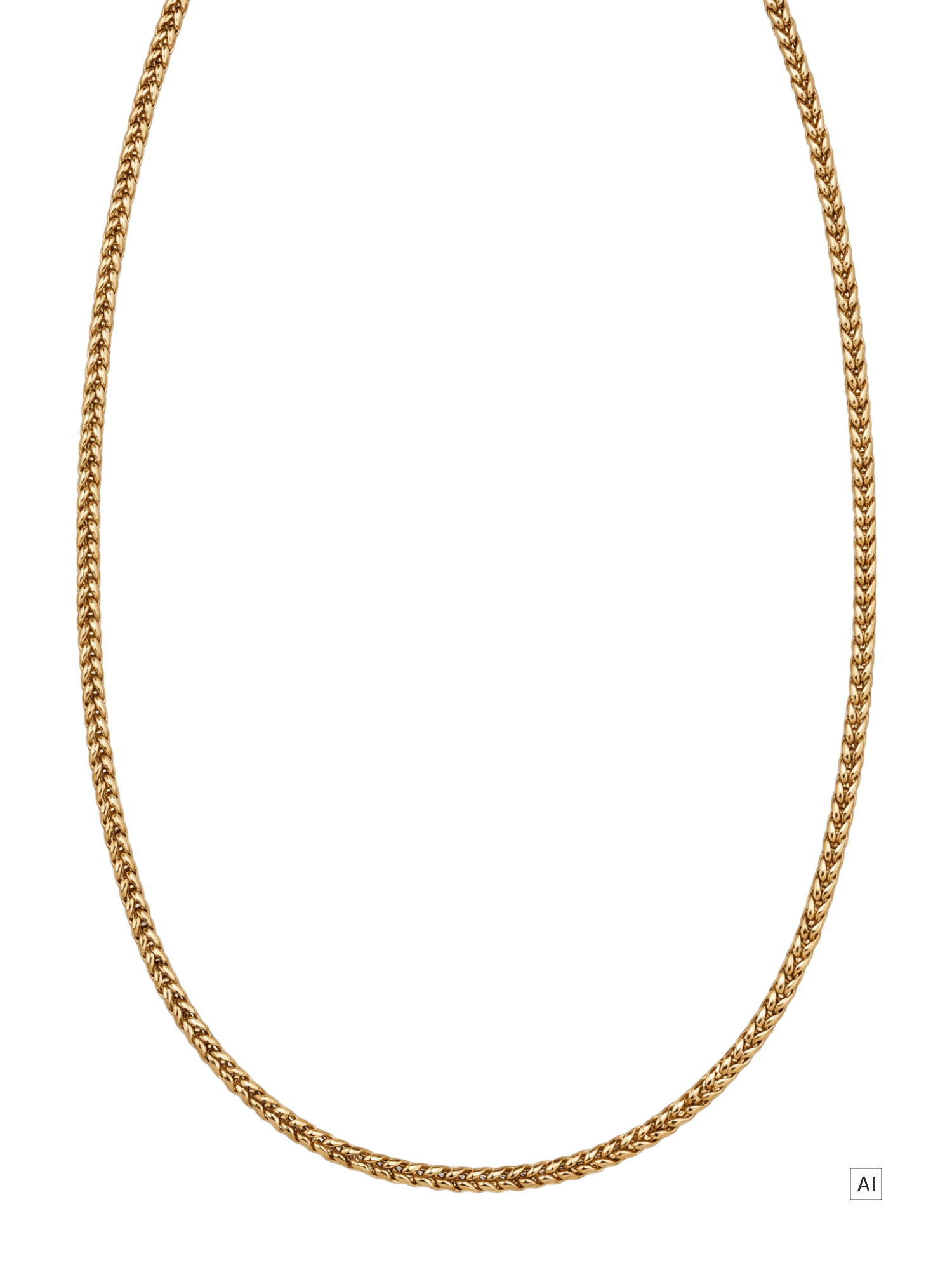 purelei-slim-box-chain-kette-edelstahl-halskette-verstellbar-50-55-cm-in-gold-si image 1