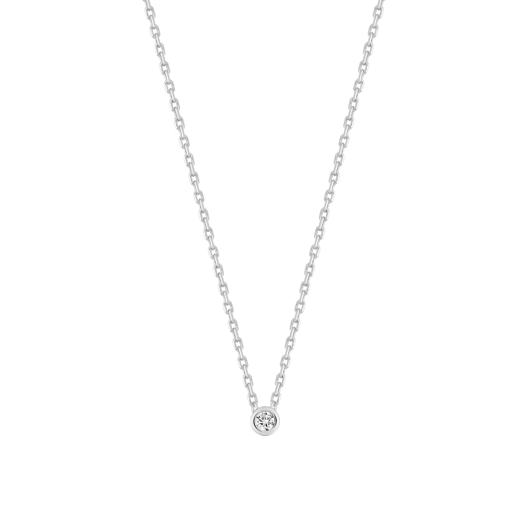 xenox-zarge-petite-halskette-925-sterlingsilber-mit-lab-grown-diamonds image 2