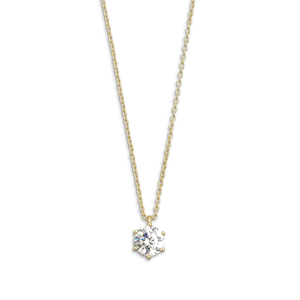 xenox-krappe-halskette-925-sterlingsilber-rhodiniert-mit-zirkonia-2 image 2