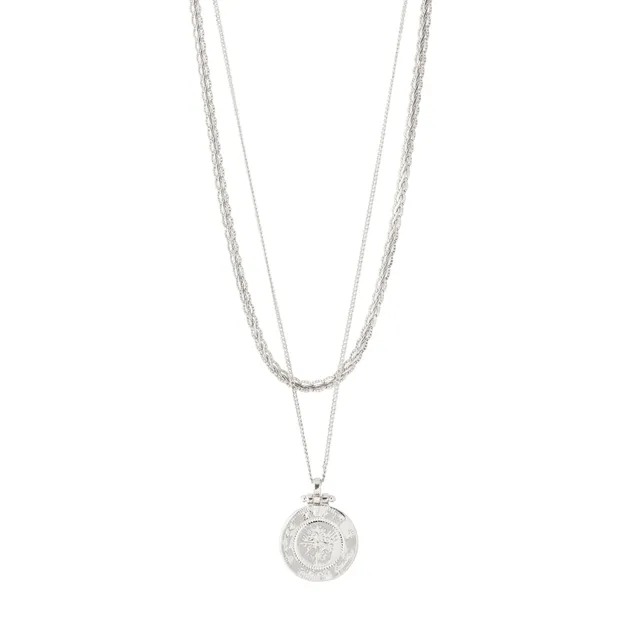 pilgrim-nomad-2-in-1-m-nz-kette-versilbert-layering-set image 1