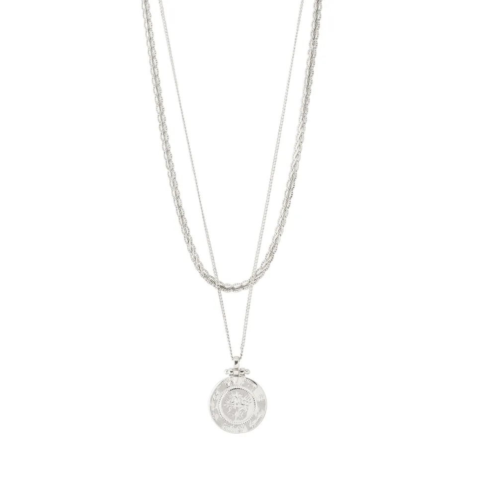 pilgrim-nomad-2-in-1-m-nz-kette-versilbert-layering-set image 1