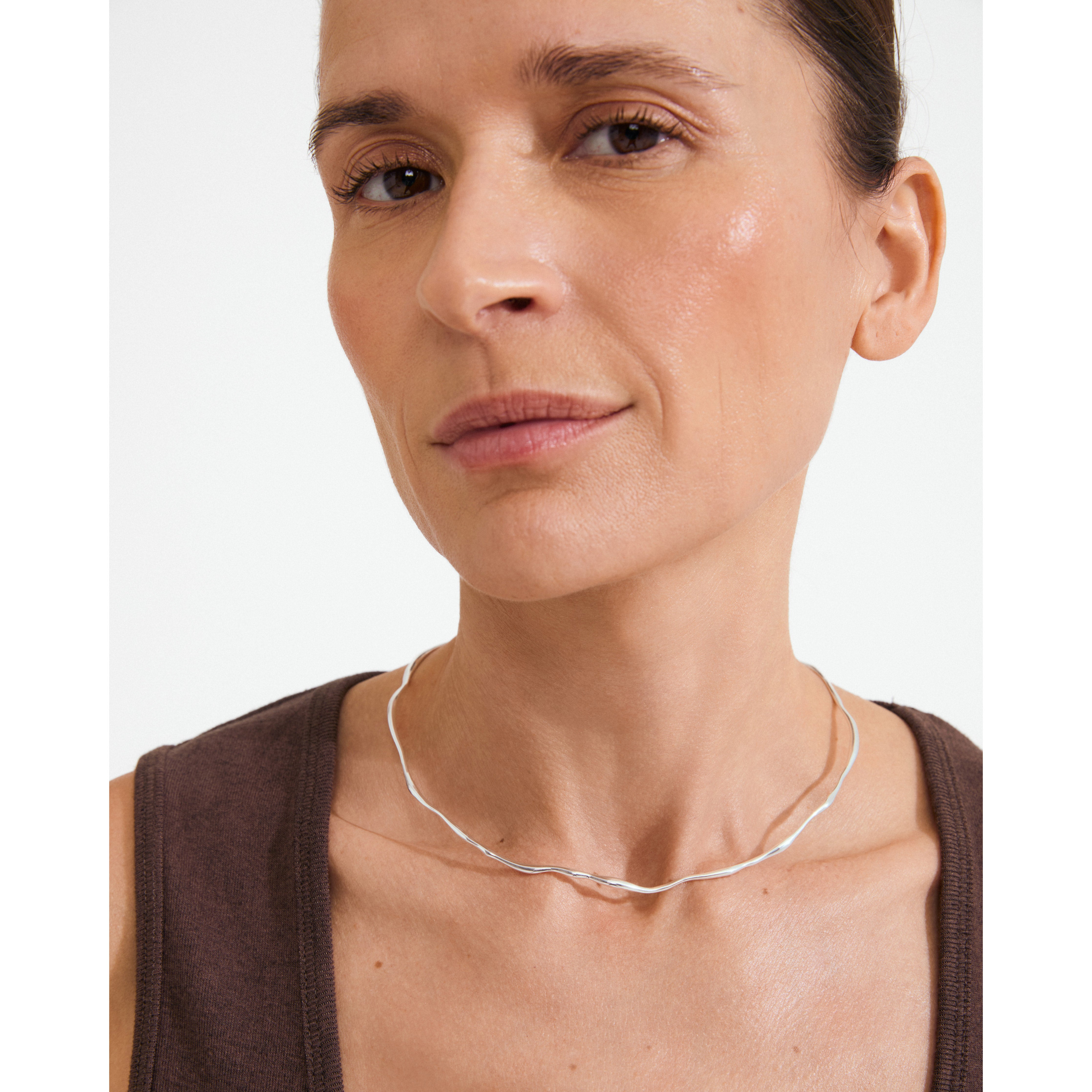 pilgrim-x-dea-pave-cuff-halskette-choker-aus-recyceltem-sterlingsilber image 3