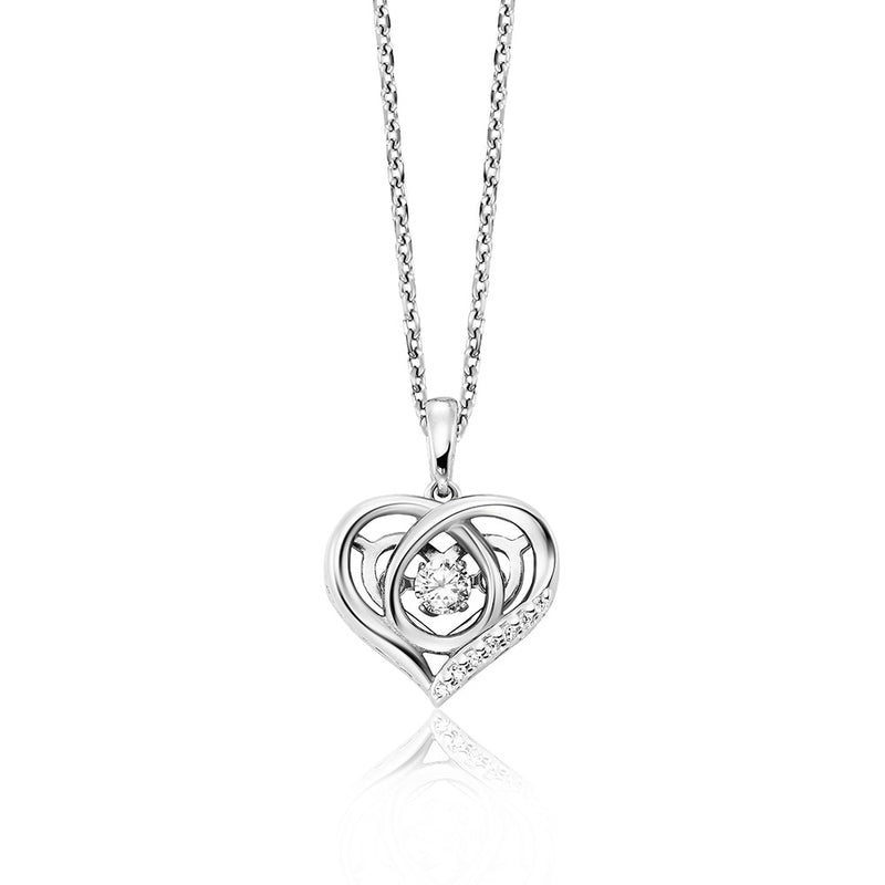 julie-julsen-dancing-stone-kette-herz-silber-925-mit-8-zirkonia image 4
