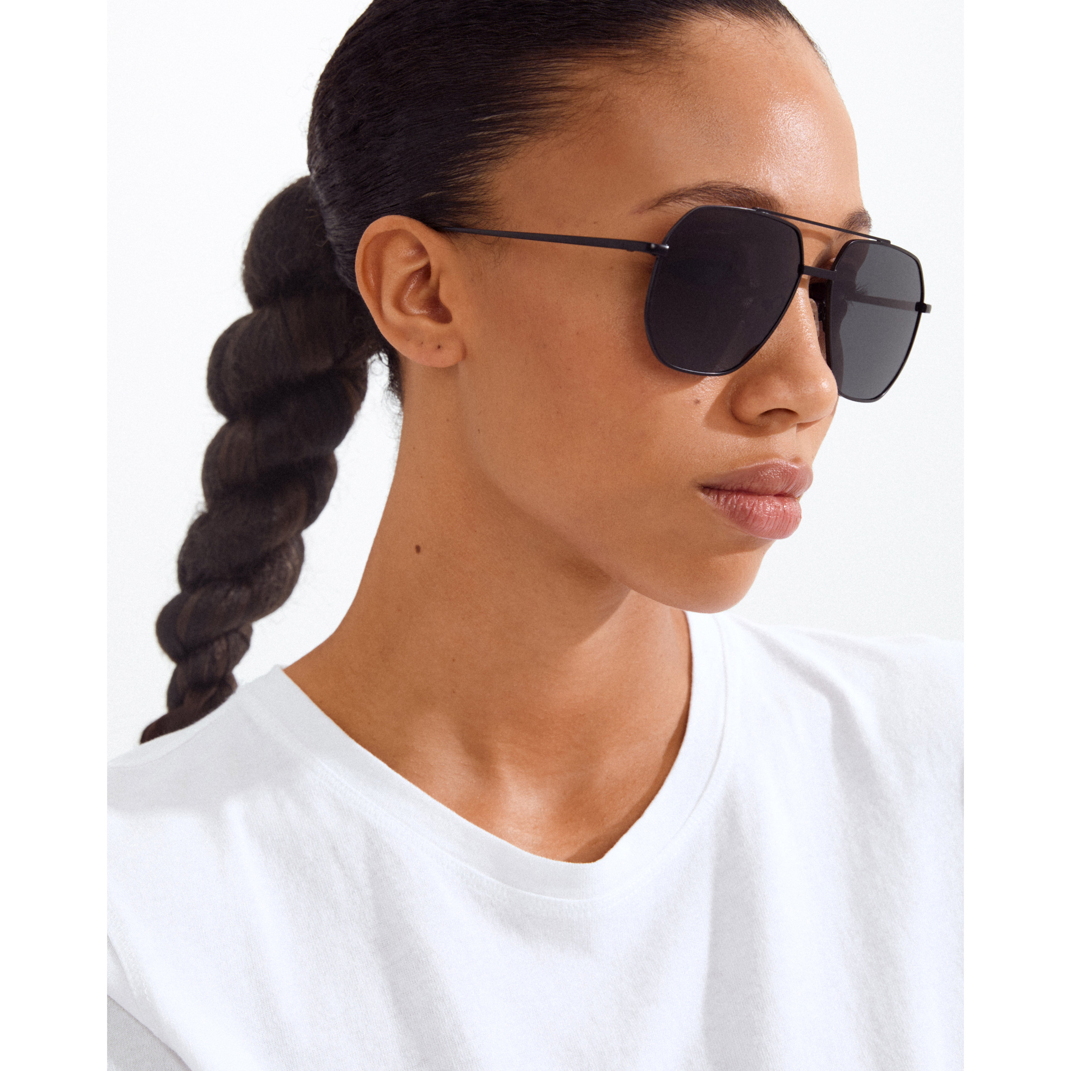 pilgrim-ana-sonnenbrille-schwarz-piloten-modell-metall image 2
