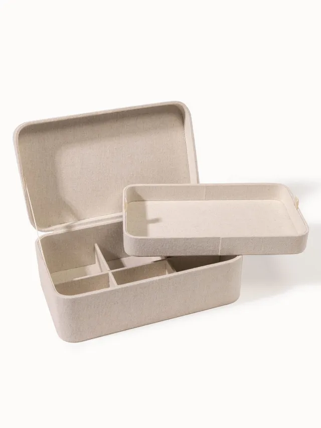 purelei-fine-jewelry-box-schmuckbox-leinen-25x15x10-cm image 1