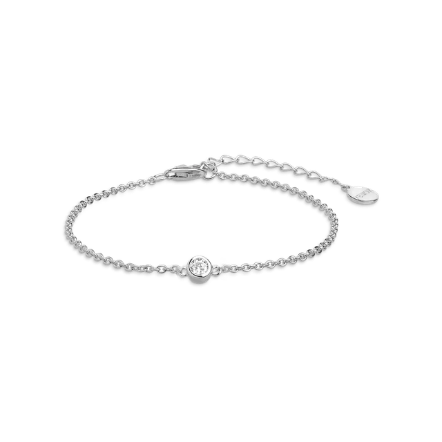 xenox-zarge-armband-925-sterling-silber-rhodiniert-mit-zirkonia image 1