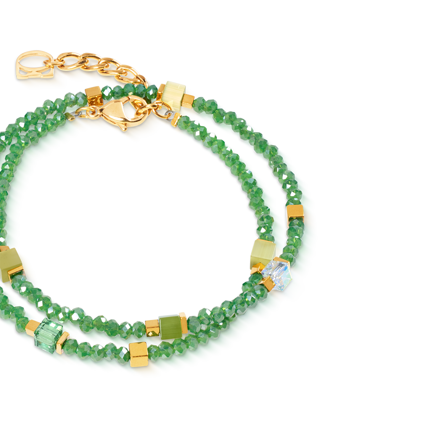 coeur-de-lion-joyful-colours-flex-armband-gold-gr-n image 2