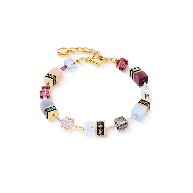 coeur-de-lion-geocube-iconic-precious-armband-golden-blush image 1