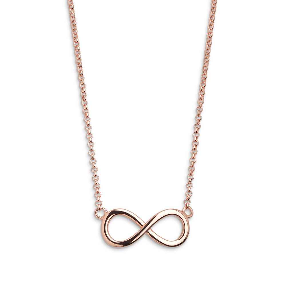 xenox-infinity-halskette-925-sterlingsilber-rhodiniert-mit-infinity-anh-nger image 3