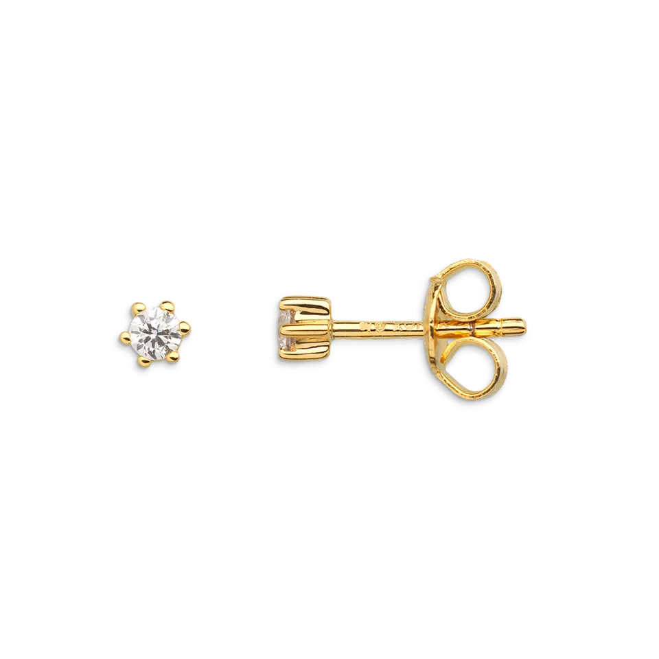 xenox-krappe-ohrring-925-sterlingsilber-18k-vergoldung image 1