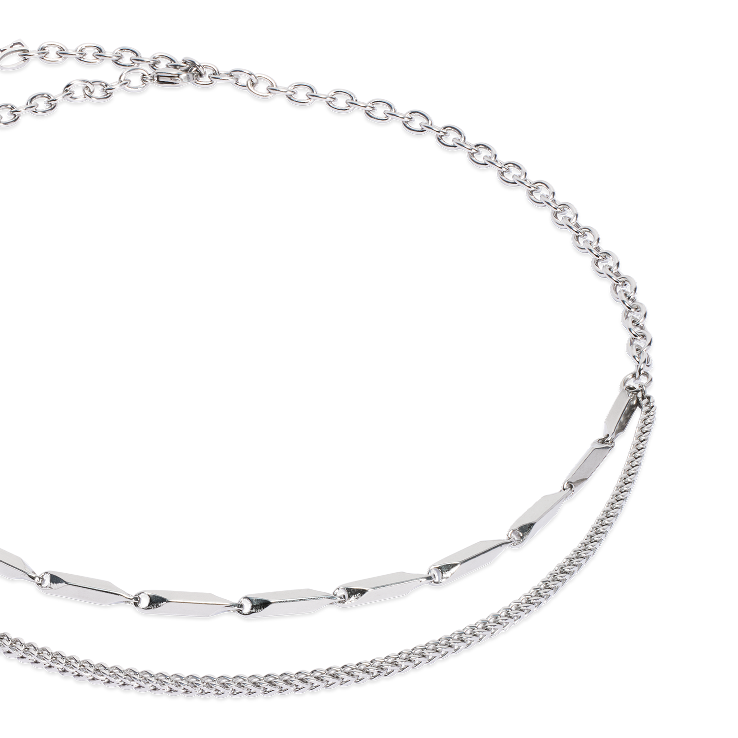 coeur-de-lion-halskette-twisted-layers-silber image 2