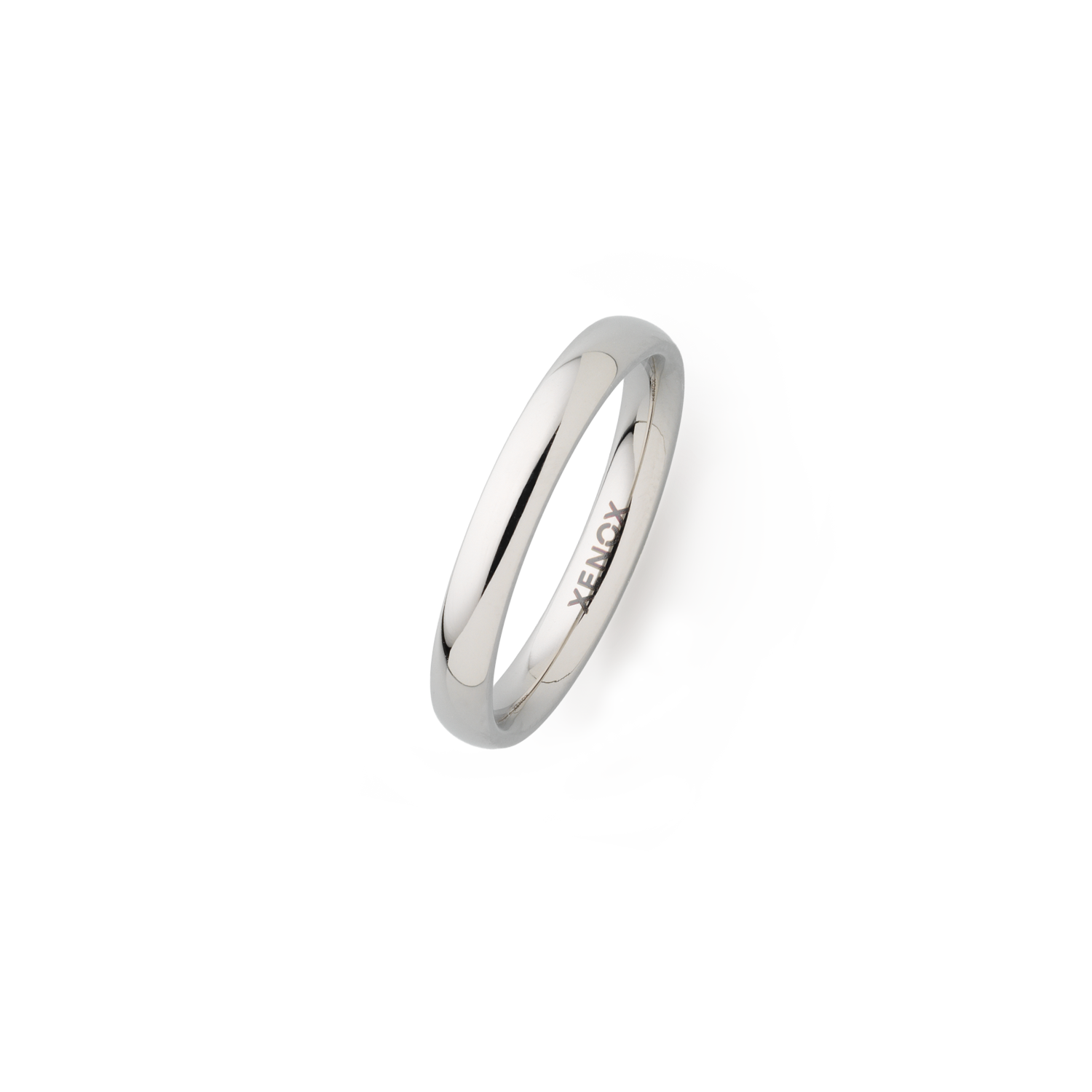 xenox-partnerring-aus-edelstahl-schlichter-bandring image 1