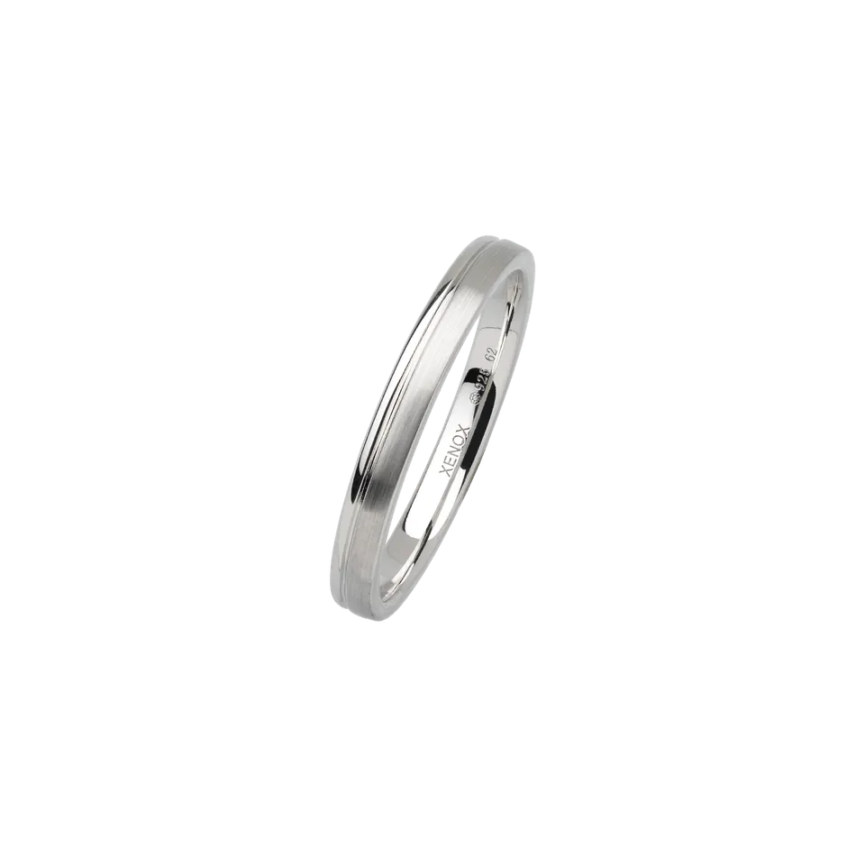 xenox-partnerring-xs9105-58-aus-925-sterlingsilber-rhodiniert image 1