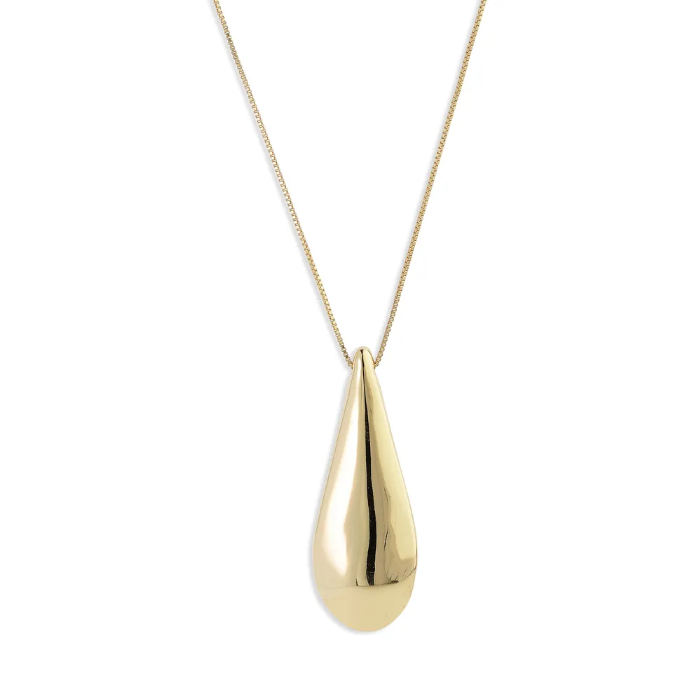 pilgrim-alma-halskette-goldfarben-mit-tropfen-anh-nger-80-cm image 1