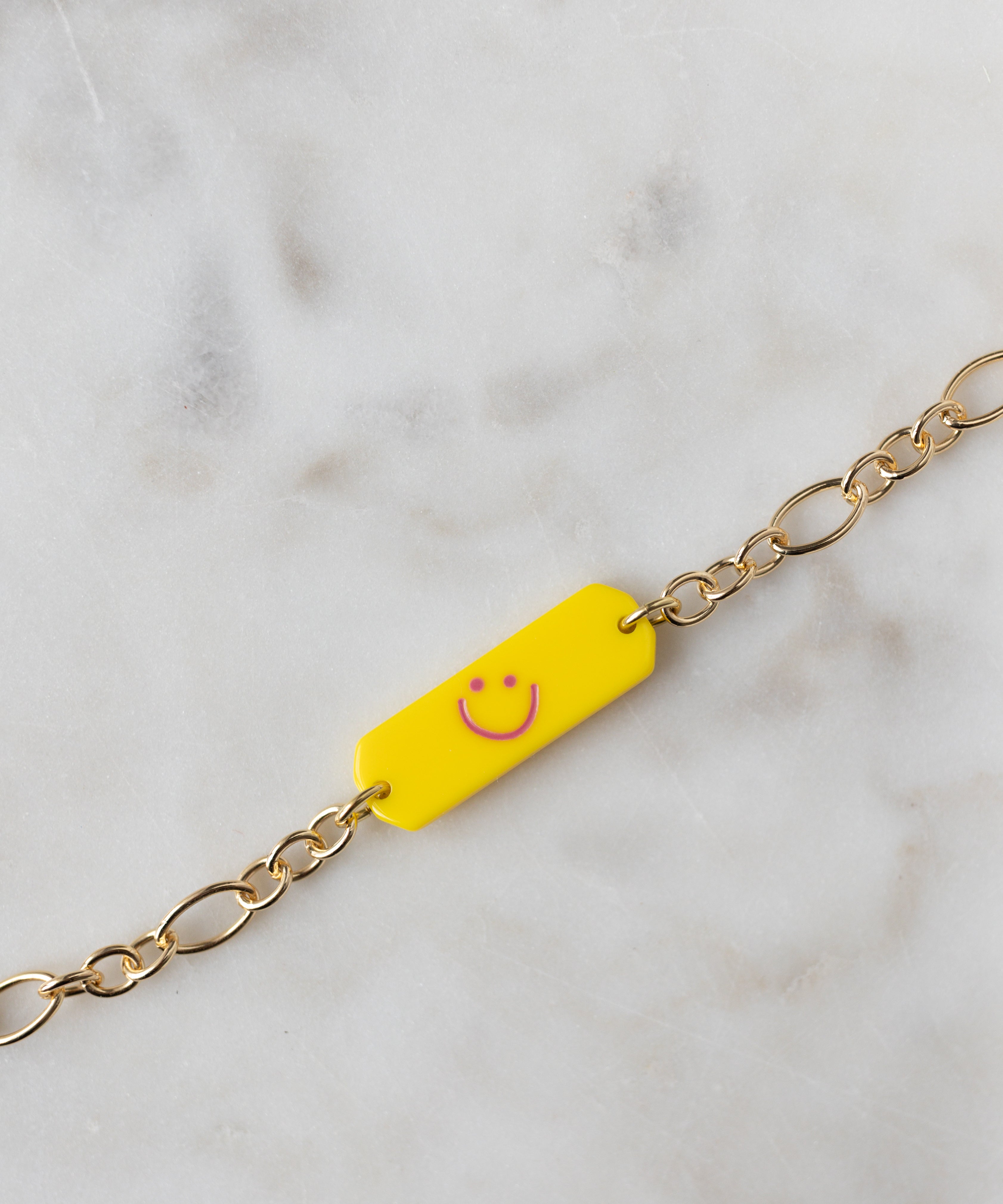 wald-berlin-happy-id-armband-yellow-smilie-gold-16-20-cm image 3