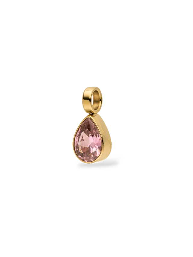 purelei-blush-drop-charm-tropfen-mit-rosa-zirkonia image 1