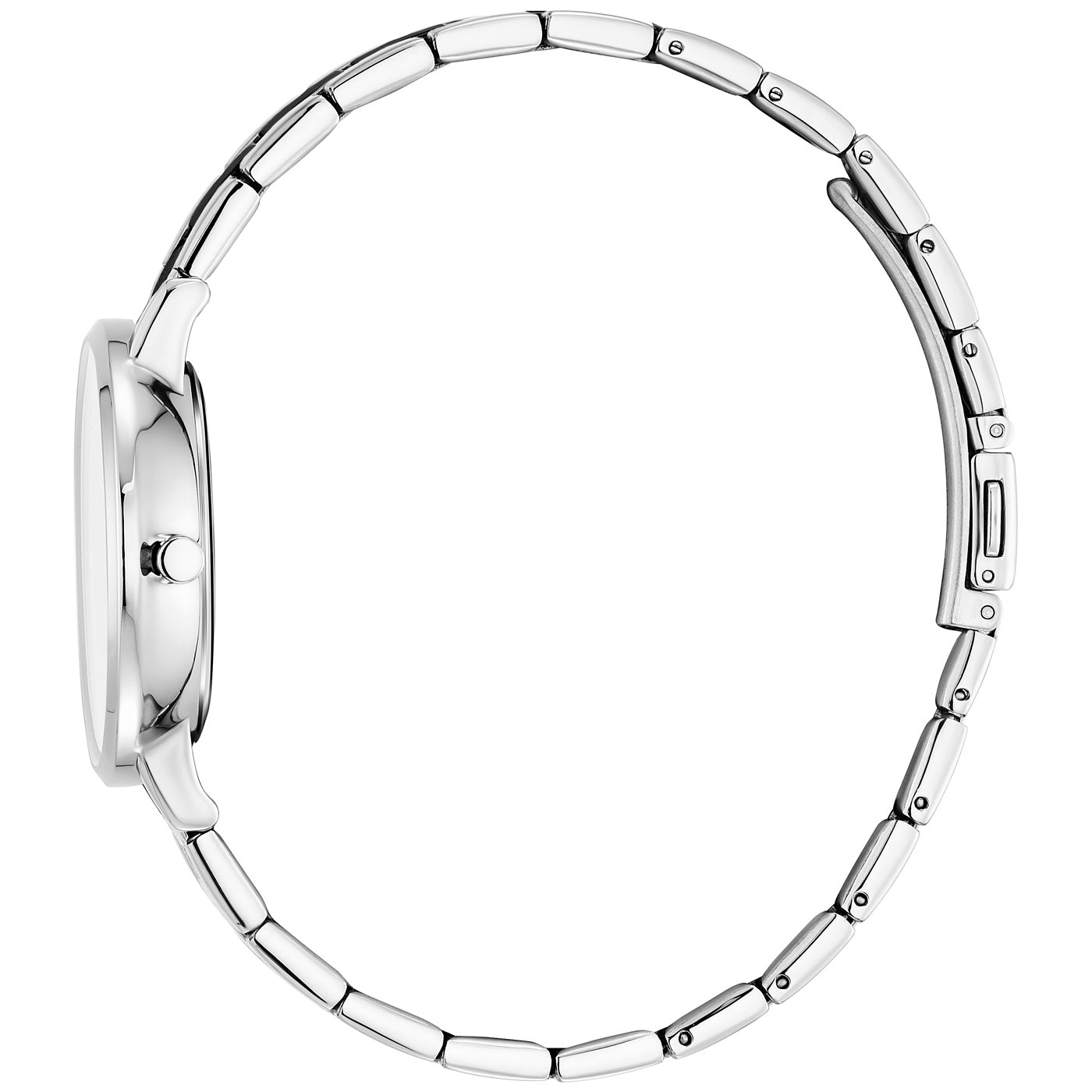julie-julsen-little-second-damenarmbanduhr-silber-mit-silber-schwarzem-edelstahl image 3
