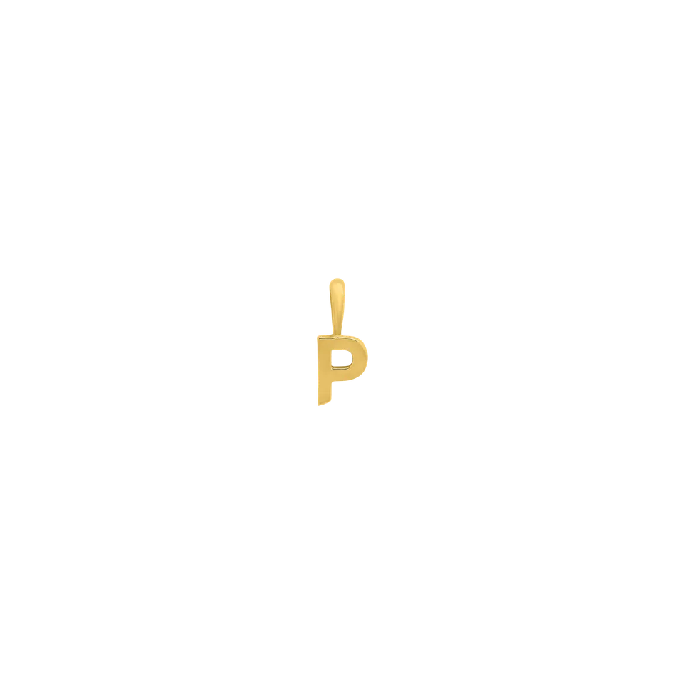 xenox-fine-p-letter-anh-nger-585-gelbgold image 1