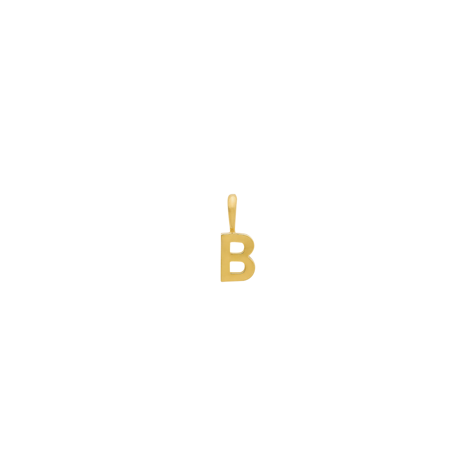 xenox-fine-b-letter-anh-nger-585-gelbgold-buchstabe-b image 1
