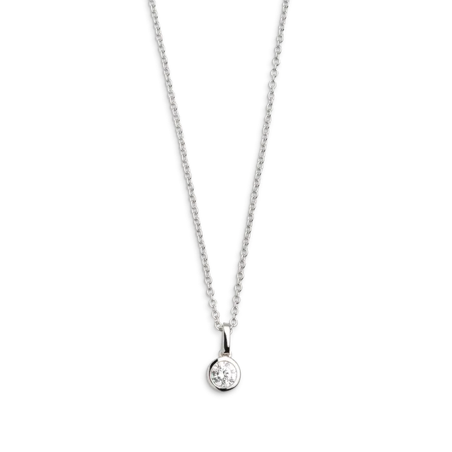 xenox-zarge-halskette-925-sterlingsilber-rhodiniert-mit-solit-r-zirkonia image 1