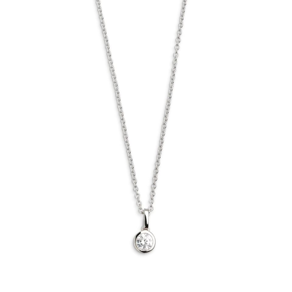 xenox-zarge-halskette-925-sterlingsilber-rhodiniert-mit-solit-r-zirkonia image 1