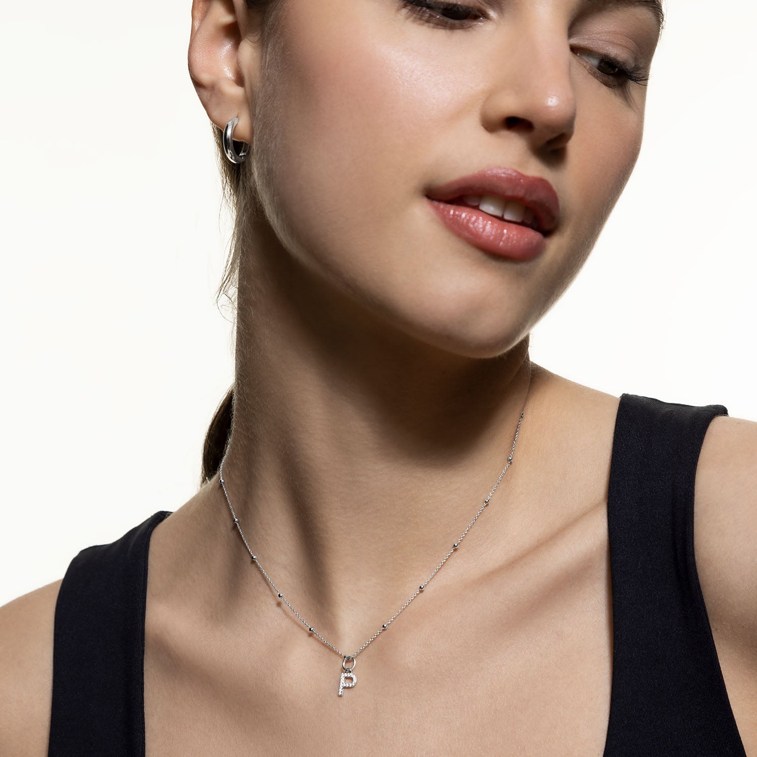 xenox-p-letter-charm-925-sterlingsilber-18k-vergoldet image 6