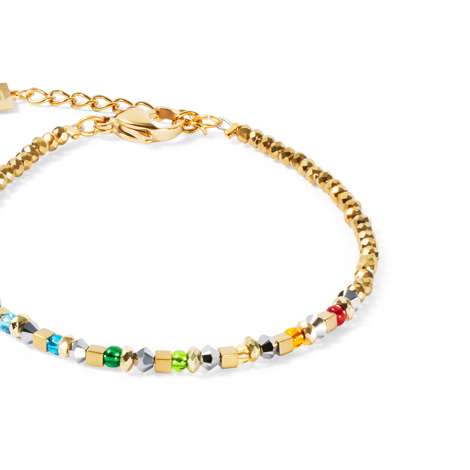 coeur-de-lion-armband-golden-whisper-rainbow image 2