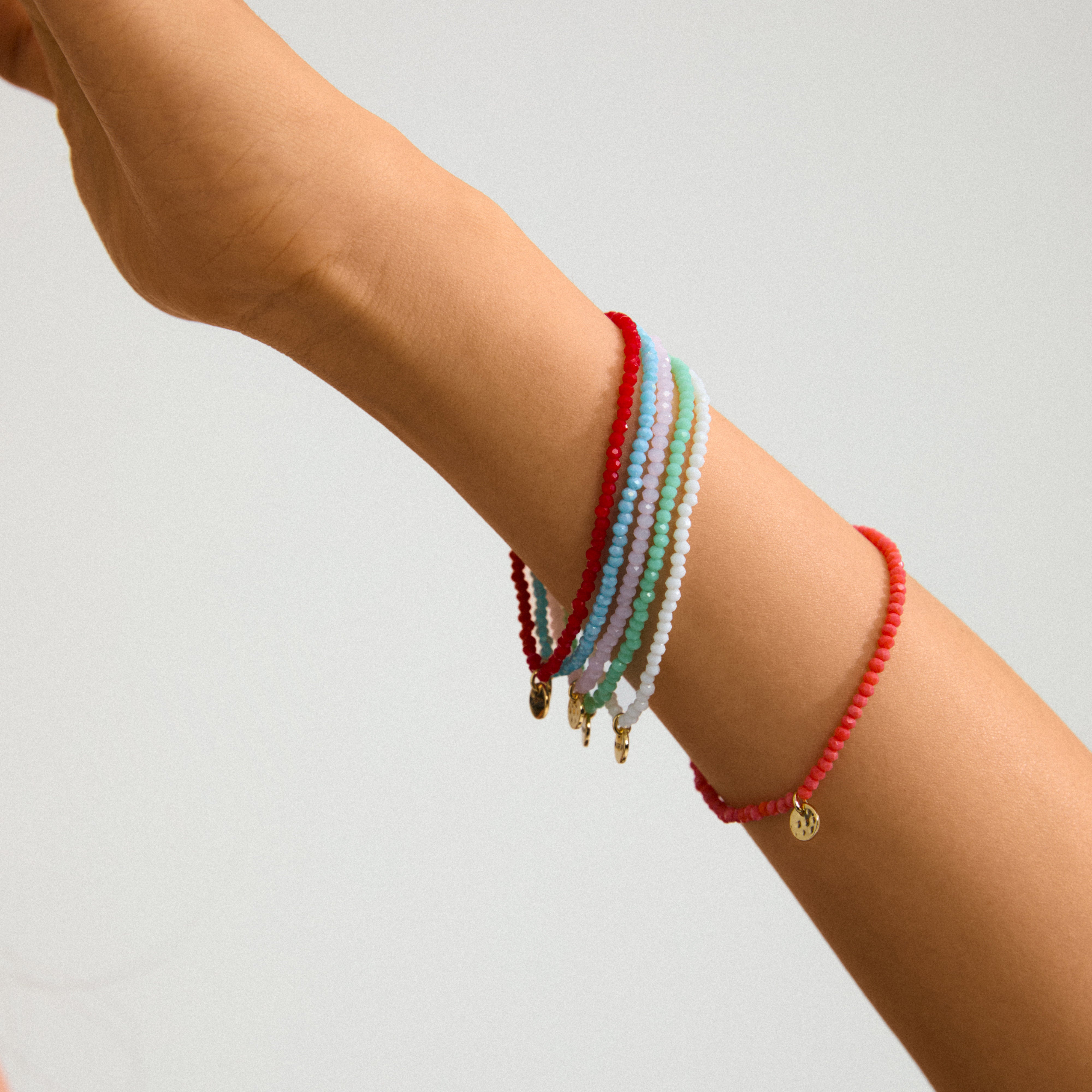 pilgrim-indie-armband-mintgr-n-vergoldet-glasperlen-17-cm image 6