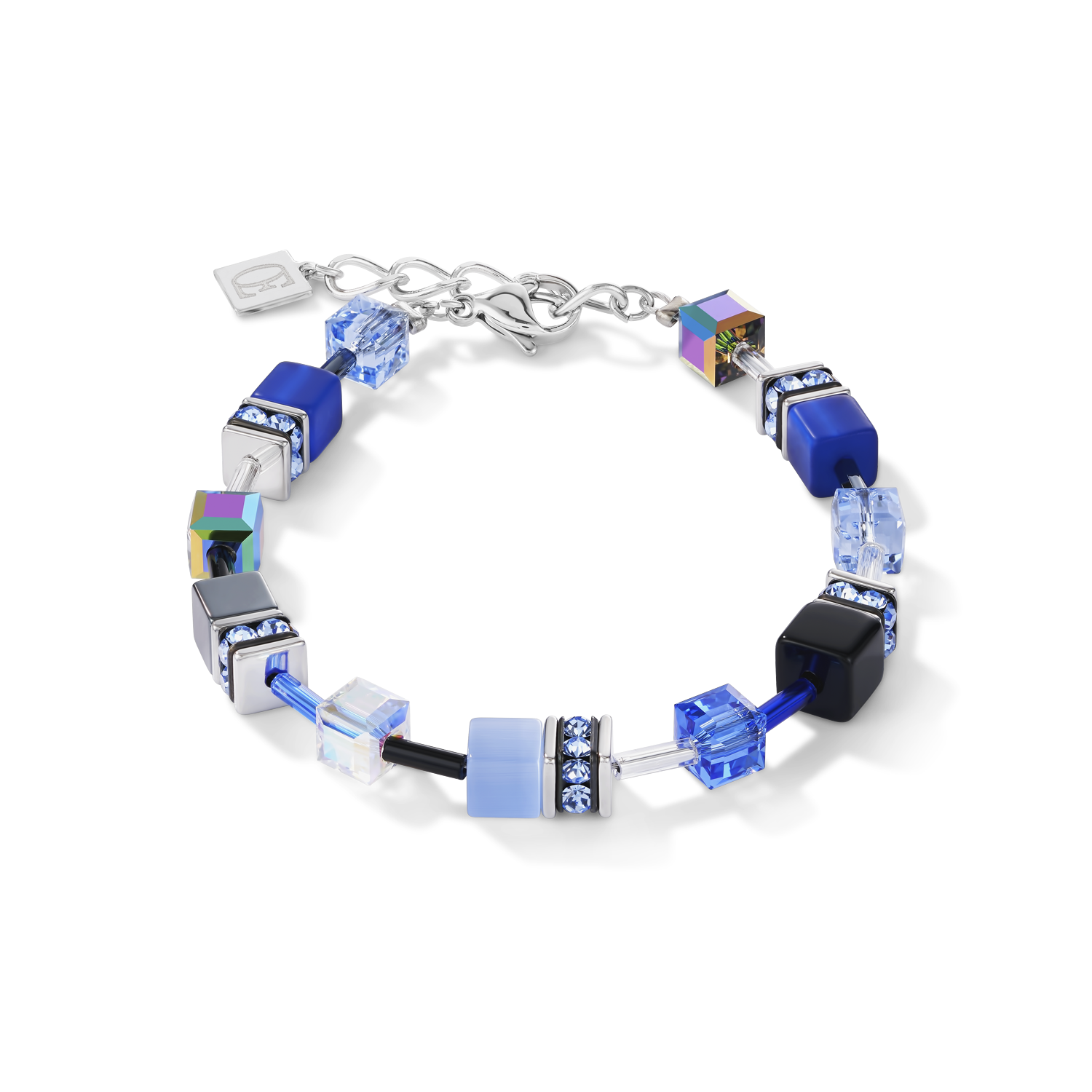 coeur-de-lion-geocube-armband-kobaltblau image 1