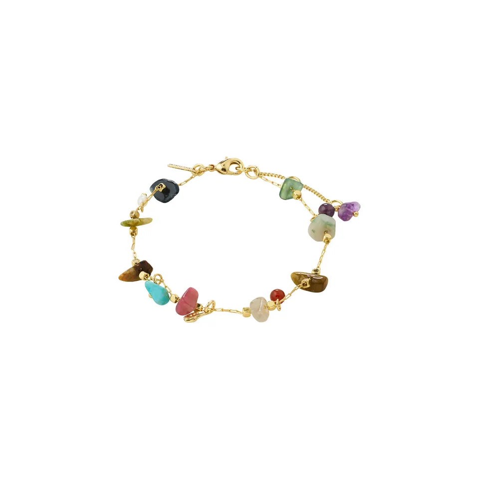 pilgrim-here-armband-vergoldet-multi-echte-edelsteine-bunt image 1