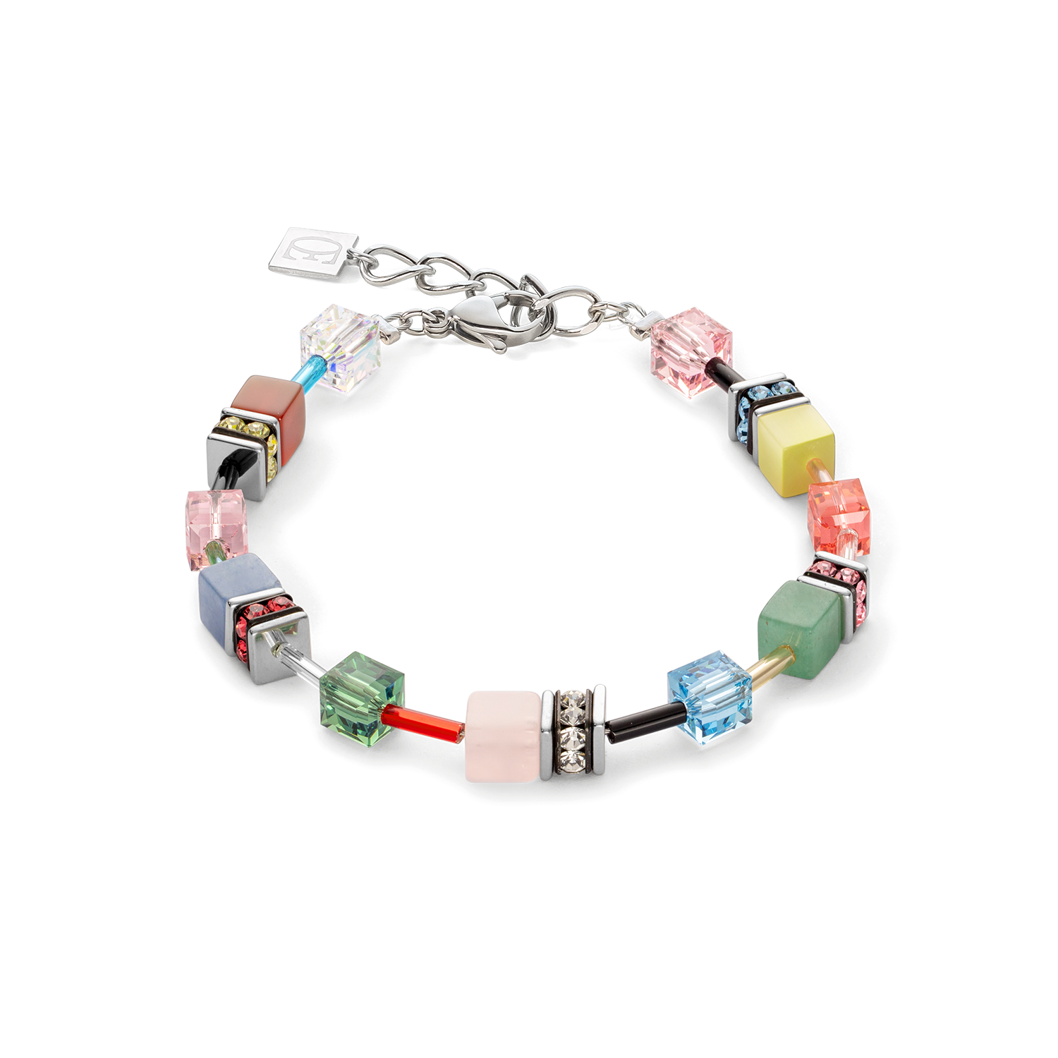 coeur-de-lion-geocube-iconic-precious-armband-multicolour-delight image 1