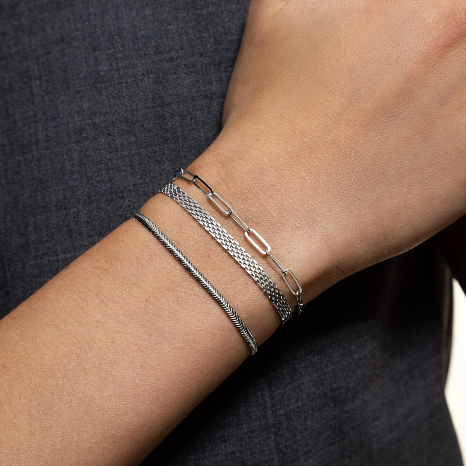 xenox-basic-armband-925-sterlingsilber-rhodiniert-7 image 3