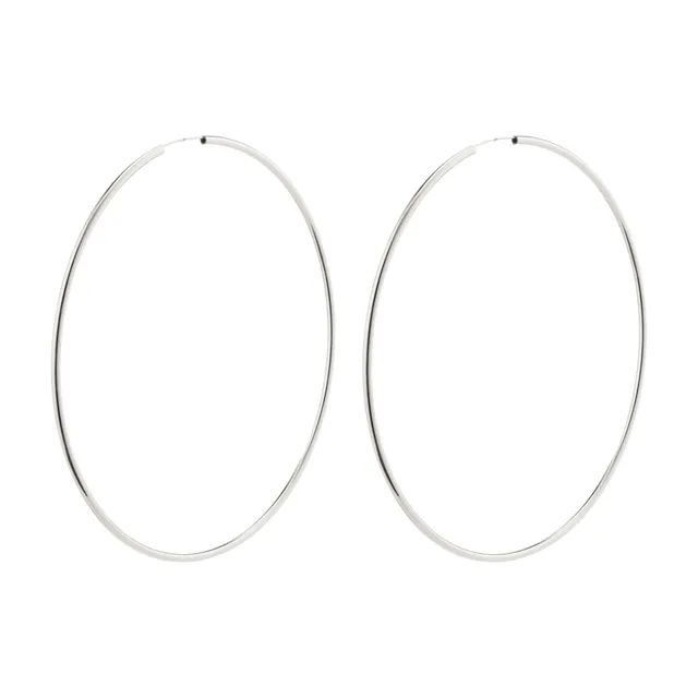 pilgrim-april-mega-hoop-ohrringe-versilbert-100-mm image 1