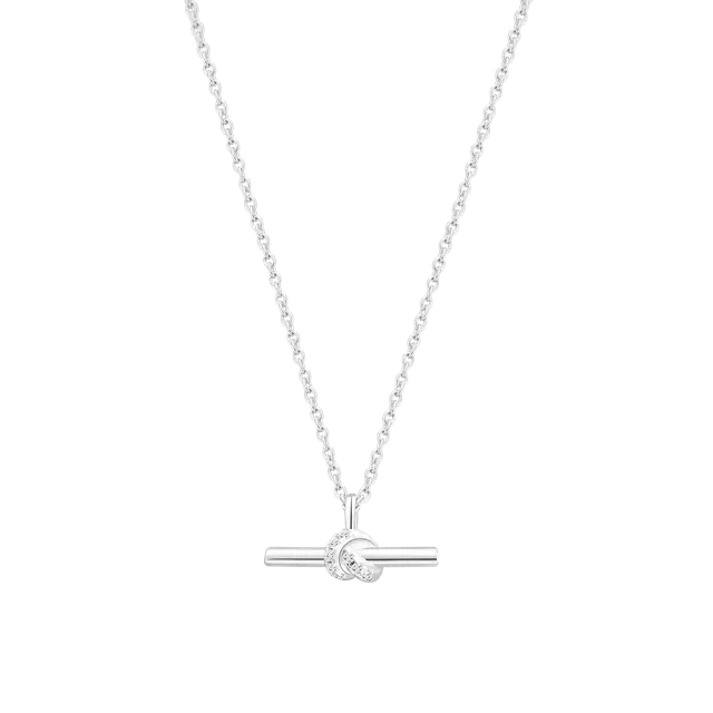 xenox-knot-halskette-925-sterlingsilber-rhodiniert image 1