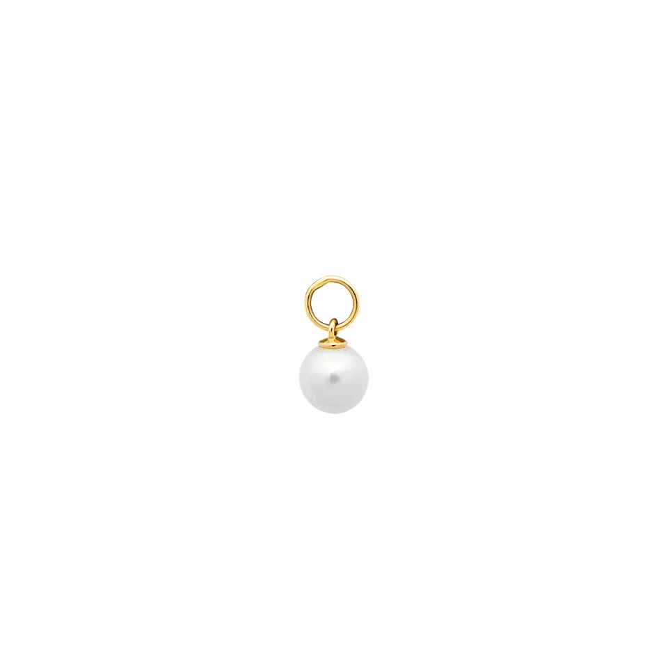 xenox-fine-pearl-ohrring-anh-nger-585-gelbgold-mit-s-wasserperle image 1