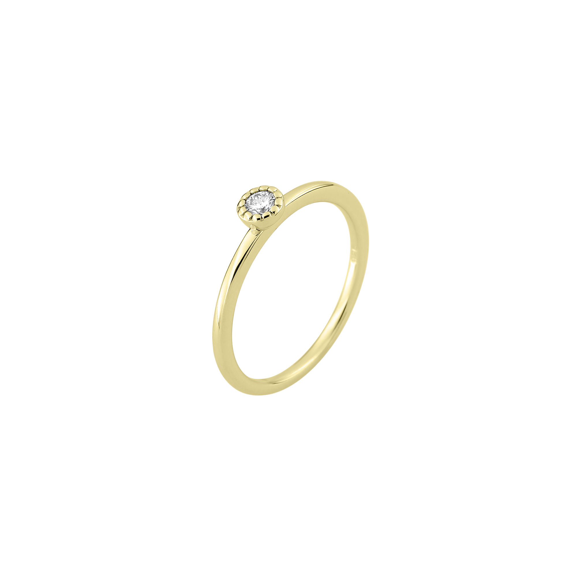 xenox-beaded-zarge-ring-925-sterlingsilber-mit-lab-grown-diamonds image 1