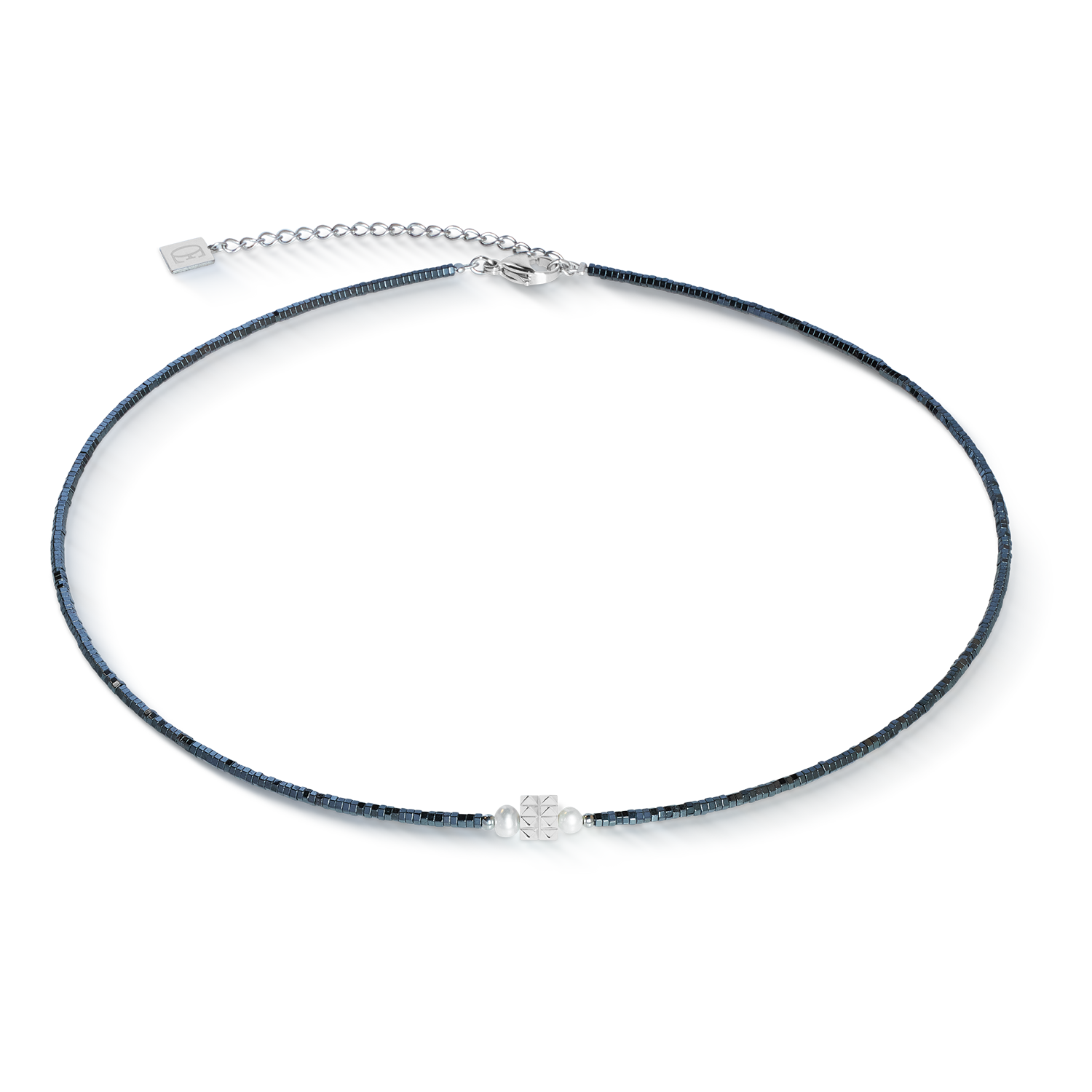 coeur-de-lion-halskette-edge-grace-anthrazit-silber image 1