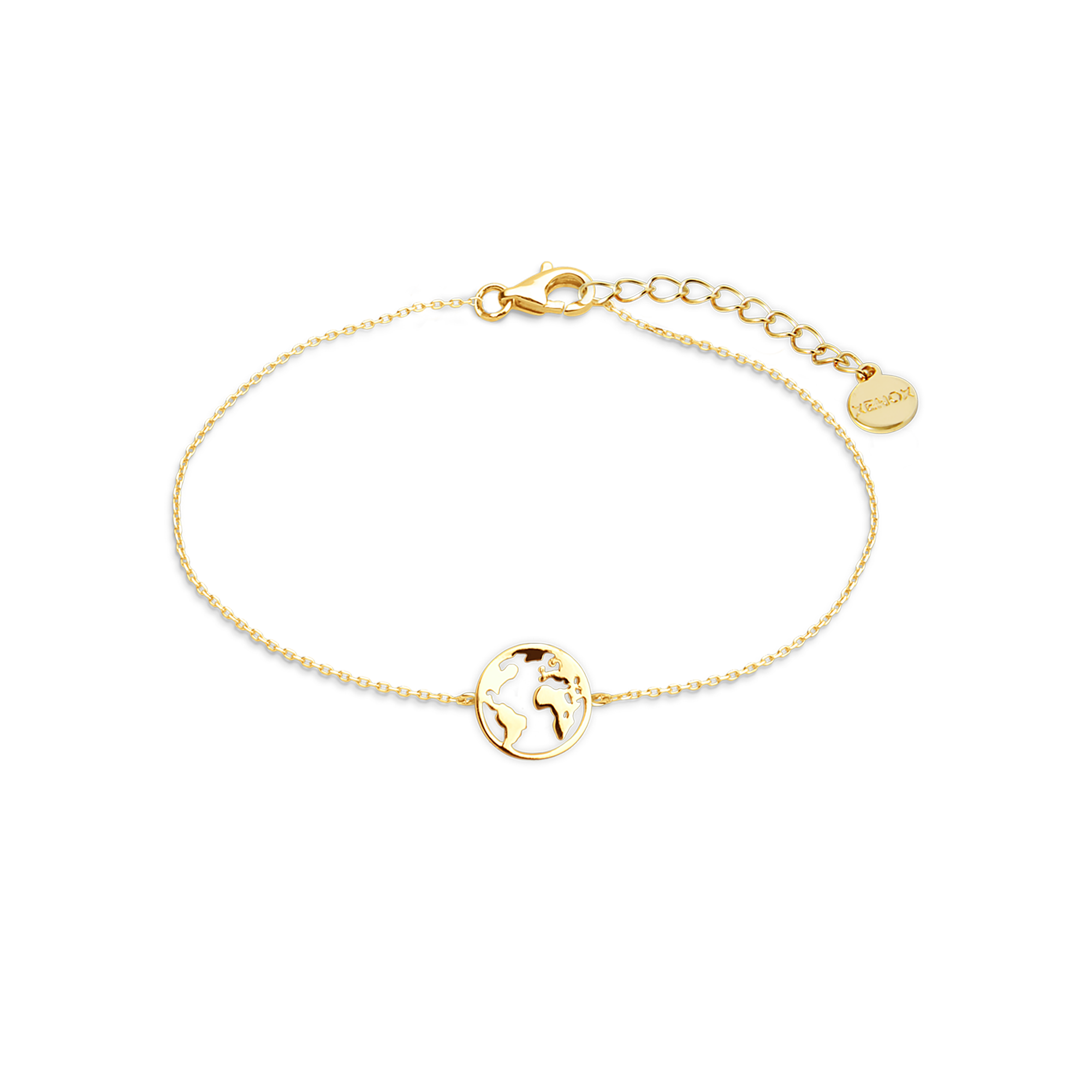 xenox-weltkugel-armband-xs3165-925-sterlingsilber-rhodiniert image 2