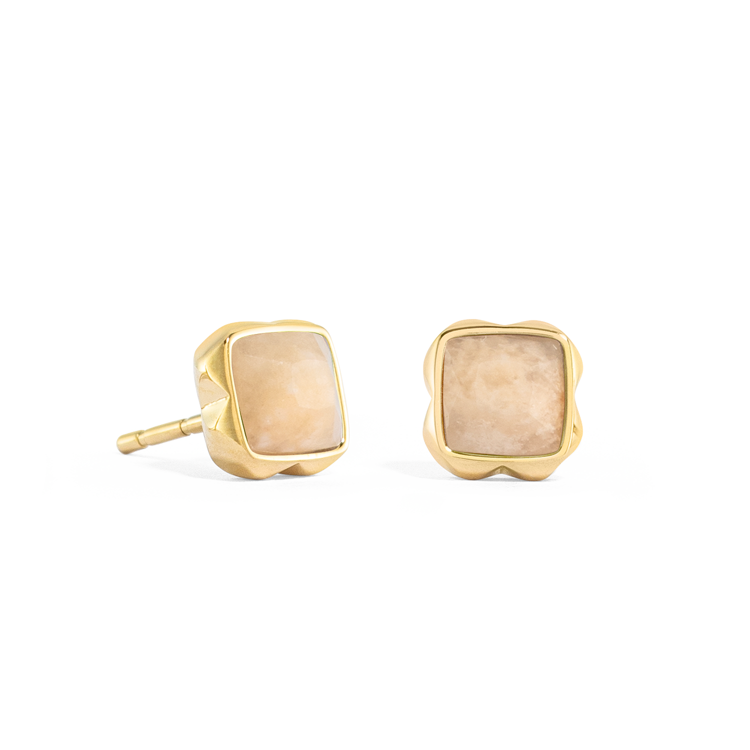 coeur-de-lion-birthstone-juni-ohrringe-cr-me-jade-gold-0-8-cm image 1