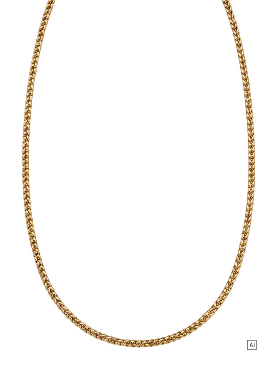 purelei-slim-box-chain-kette-edelstahl-halskette-verstellbar-50-55-cm-in-gold-si image 1