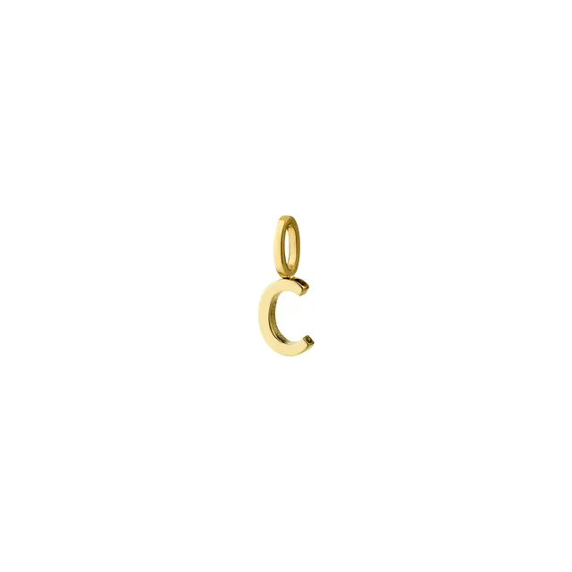 pilgrim-buchstaben-anh-nger-c-goldplattiert-charm-f-r-layering image 1